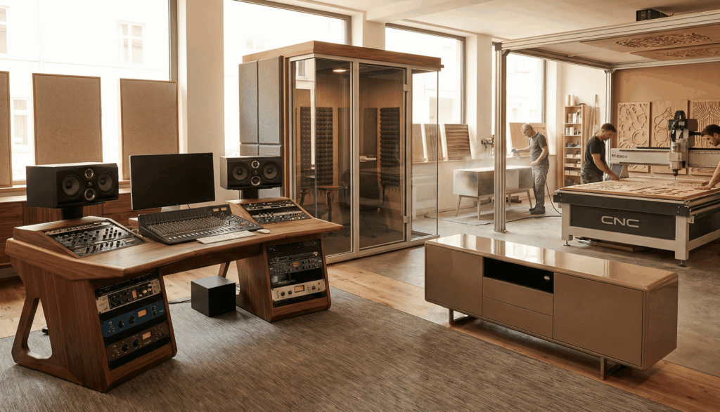 Nowoczesne wnętrze z meblami na wymiar produkcji Keoda łączące design z ergonomią